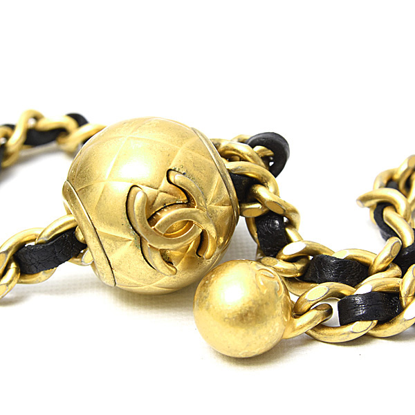 シャネル バッグ レディース マトラッセ ミニチェーンショルダーバッグ バニティ ラム ブラック 31番台 CHANEL 中古