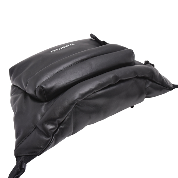 バレンシアガ バッグ メンズ レディース ボディバッグ ベルトバッグ ブラック ソフトレザー 695517 BALENCIAGA 中古
