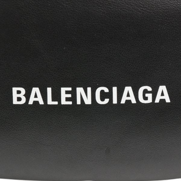 バレンシアガ バッグ メンズ レディース ボディバッグ ベルトバッグ ブラック ソフトレザー 695517 BALENCIAGA 中古