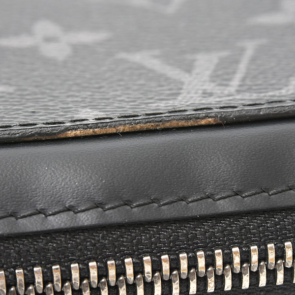 ルイヴィトン 財布 メンズ モノグラムエクリプス ジッピーXL ラウンドファスナー財布 大型 Louis Vuitton M61698 中古