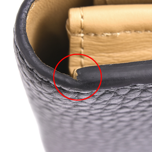 ルイヴィトン 財布 レディース LV ヴェルティカルウォレット トリヨンレザー 長財布 ノワール ブラック Louis Vuitton M81330 中古