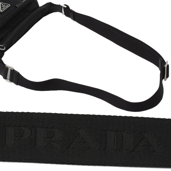 プラダ バッグ ユニセックス Re-Nylon ショルダーバッグ ナイロン ブラック PRADA 2VH171 中古
