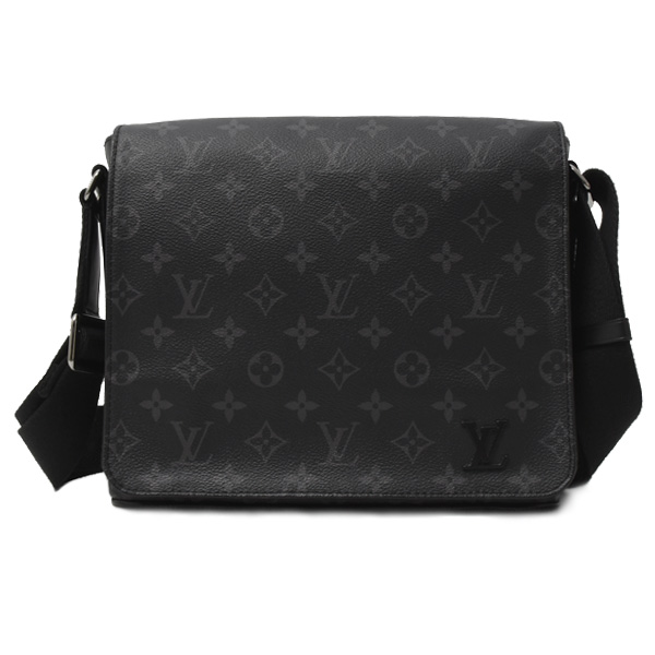 ルイヴィトン バッグ メンズ ディストリクトPM NM ショルダーバッグ モノグラムエクリプス Louis Vuitton M44000 中古