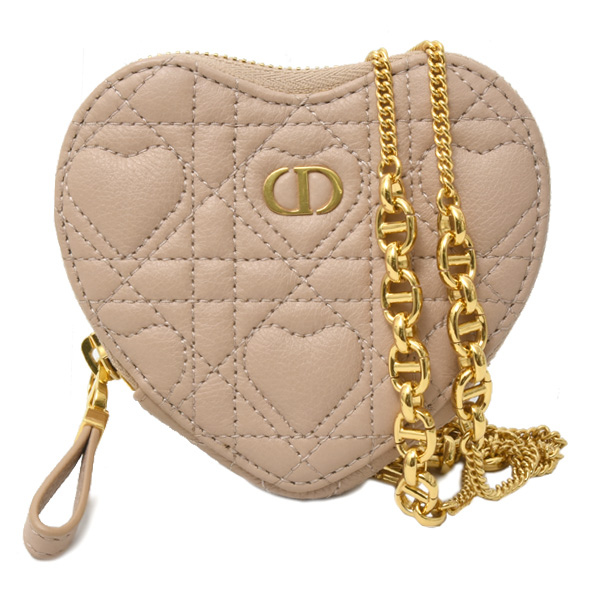 クリスチャンディオール バッグ レディース Caro チェーン ハート ポーチ チェーンショルダーバッグ ピンク系 Christian Dior S5097UNID_M02N 中古