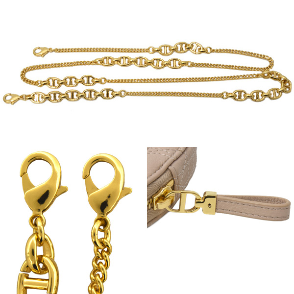 クリスチャンディオール バッグ レディース Caro チェーン ハート ポーチ チェーンショルダーバッグ ピンク系 Christian Dior S5097UNID_M02N 中古