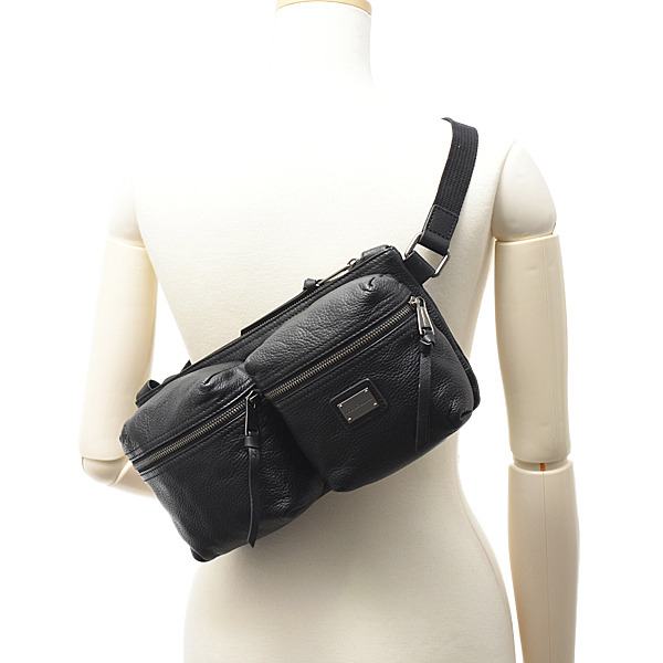 ドルチェ&ガッバーナ バッグ レディース メンズ ベルトバッグ クロスボディ ショルダー レザー NERO DOLCE&GABBANA BP1784 中古