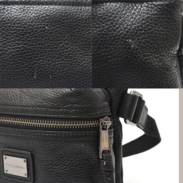 ドルチェ&ガッバーナ バッグ レディース メンズ ベルトバッグ クロスボディ ショルダー レザー NERO DOLCE&GABBANA BP1784 中古