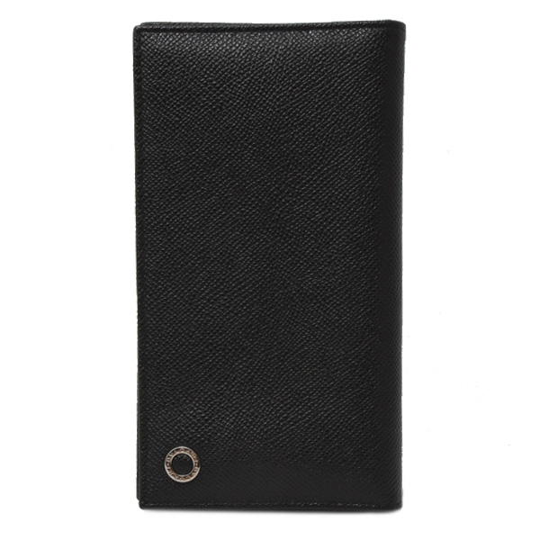 ブルガリ 財布 メンズ ブルガリ ブルガリ マン 長財布 カーフ ブラック BVLGARI 30398 中古