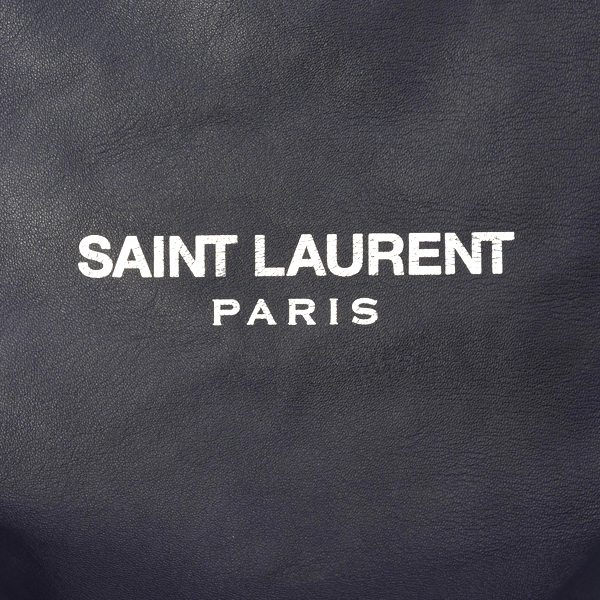 サンローラン バッグ レディース メンズ テディ バッグ ショルダーバッグ ラムスキン ネイビー SAINT LAURENT 中古