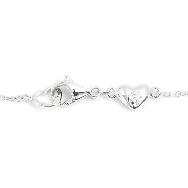ポンテヴェキオ ネックレス レディース ダイヤモンド イニシャルS ハート 星 月 ホワイトゴールド D0.19ct Ponte Vecchio 750WG 中古