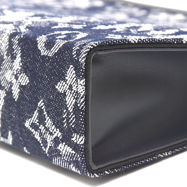 ルイヴィトン バッグ メンズ モノグラムタペストリー ポシェットヴォワヤージュMM クラッチバッグ Louis Vuitton M80034 中古