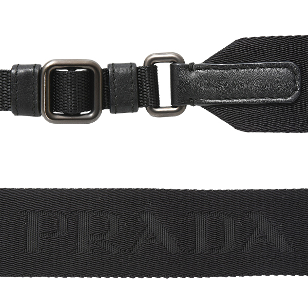 プラダ バッグ レディース メンズ トライアングルロゴ ミニ ショルダーバッグ レザー NERO PRADA 2ZT027 中古
