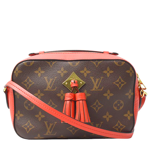 ルイヴィトン バッグ レディース モノグラム サントンジュ ショルダーバッグ コクリコ Louis Vuitton M43556 中古