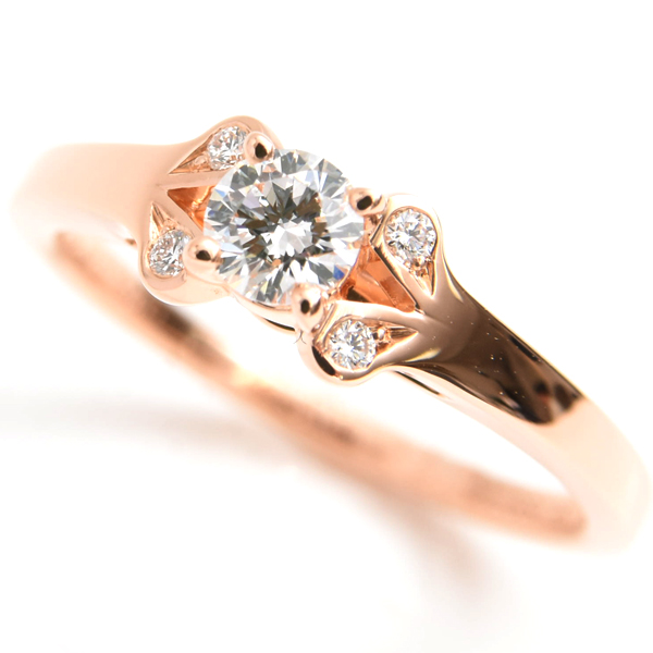 カルティエ 指輪 レディース バレリーナ ダイヤ リング D0.24ct 51号 ピンクゴールド Cartier 750PG 中古