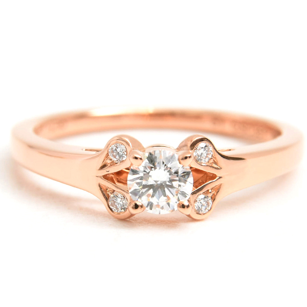カルティエ 指輪 レディース バレリーナ ダイヤ リング D0.24ct 51号 ピンクゴールド Cartier 750PG 中古