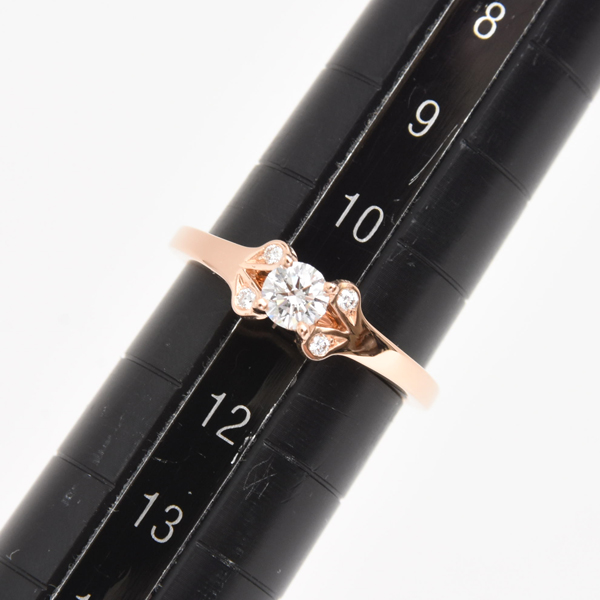 カルティエ 指輪 レディース バレリーナ ダイヤ リング D0.24ct 51号 ピンクゴールド Cartier 750PG 中古