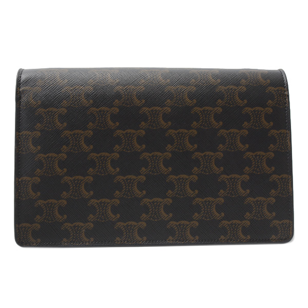 セリーヌ バッグ レディース トリオンフ ショルダーポーチ ショルダーバッグ ブラウン系 CELINE 中古