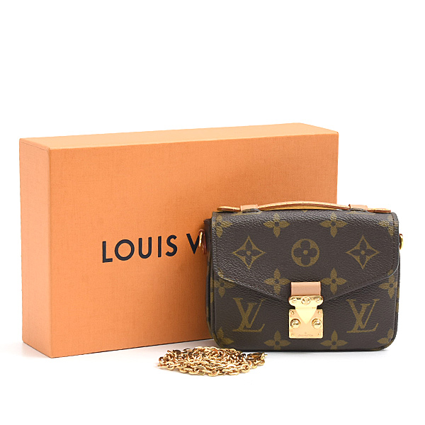 ルイヴィトン バッグ レディース ミクロ メティス 2WAY ミニ ショルダーバッグ モノグラム Louis Vuitton M81267 中古