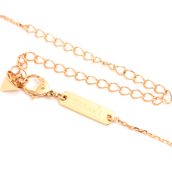 タサキ ネックレス レディース バランス シグネチャー パール ネックレス イエローゴールド TASAKI 750YG 中古
