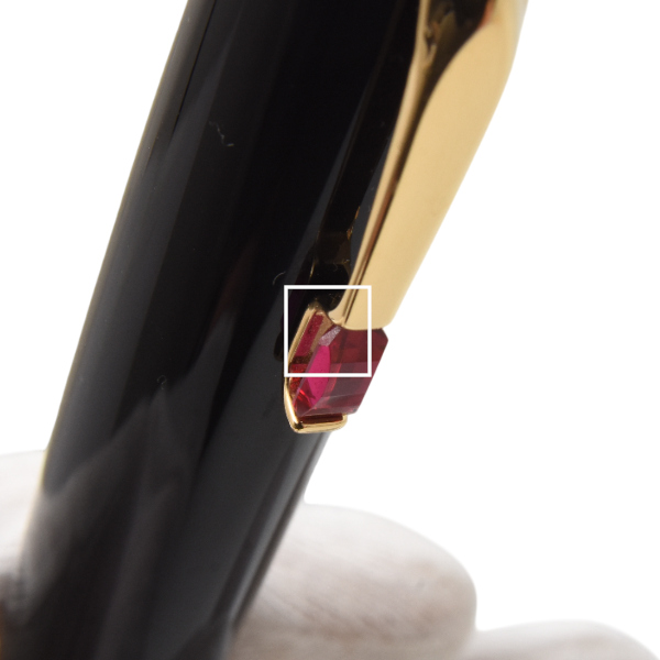 モンブラン 文房具 メンズ レディース ボールペン ボエム 1Pレッドストーン ブラック ゴールド レジン ブラック MONTBLANC 中古