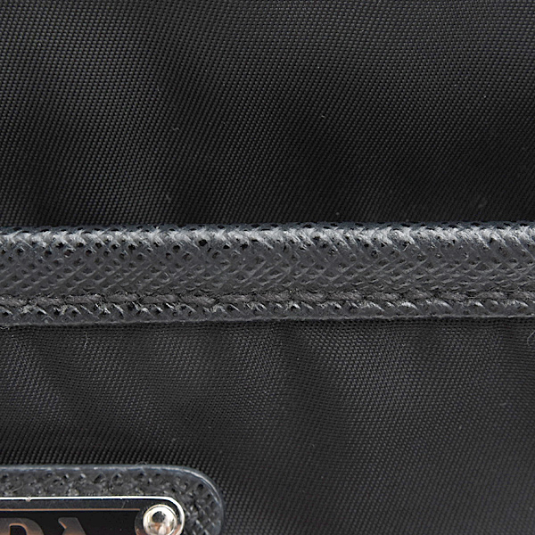 プラダ バッグ メンズ レディース Re-Nylon トライアングルロゴ ショルダーバッグ ブラック ナイロン PRADA 2VH118 中古