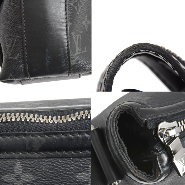 ルイヴィトン バッグ メンズ オディセメッセンジャーPM ショルダーバッグ モノグラムエクリプス Louis Vuitton M44223 中古