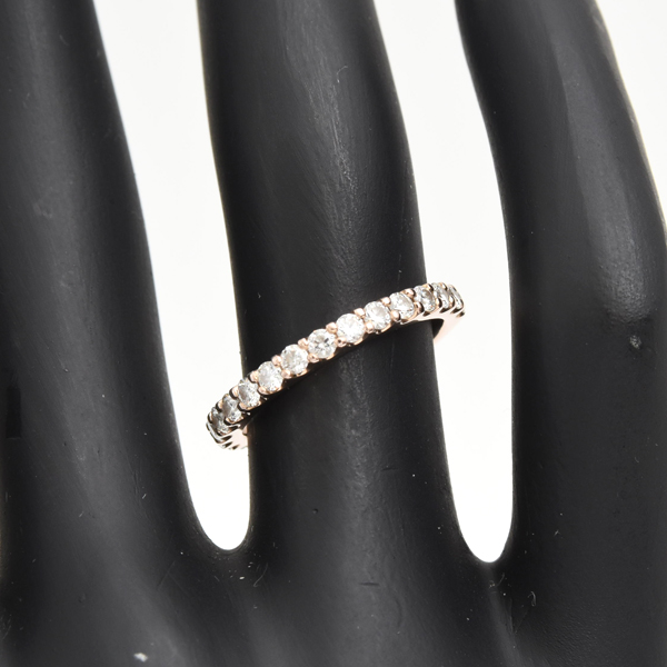 ポンテヴェキオ 指輪 レディース ダイヤモンド リング D0.53ct 10号 ピンクゴールド  Ponte Vecchio K18PG 中古