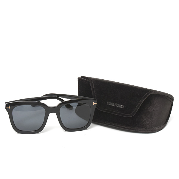 トムフォード サングラス メンズ ブルースモーク系レンズ プラスチック TOMFORD TF892-K 中古