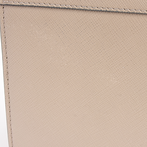 プラダ バッグ レディース チェーン ショルダー サフィアーノレザー カーフ ピンクベージュ 斜め掛け 肩掛け PRADA 1BD133 中古