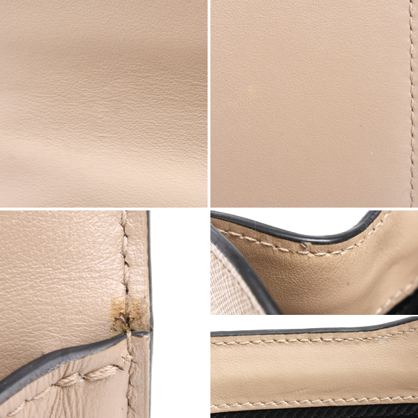 プラダ バッグ レディース チェーン ショルダー サフィアーノレザー カーフ ピンクベージュ 斜め掛け 肩掛け PRADA 1BD133 中古