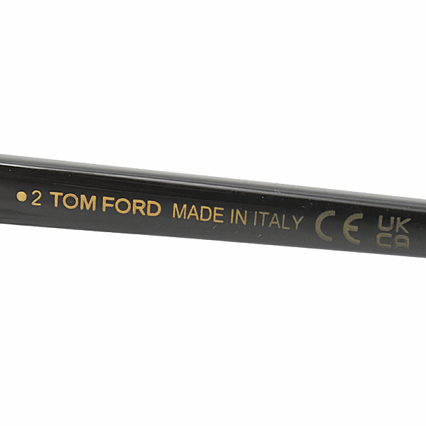 トムフォード メガネ メンズ サーモントブロー アジアンフィット サングラス プラスチック ブラック FT6001-K-B TOM FORD 中古
