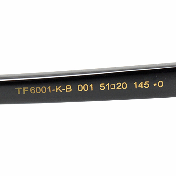 トムフォード メガネ メンズ サーモントブロー アジアンフィット サングラス プラスチック ブラック FT6001-K-B TOM FORD 中古