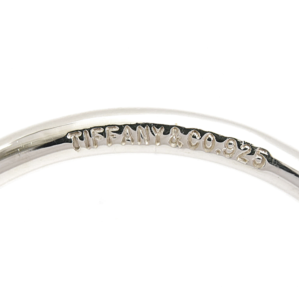 ティファニー キーリング レディース リターン トゥ オーバル タグ スクリューボール スターリングシルバー SV925 TIFFANY 中古