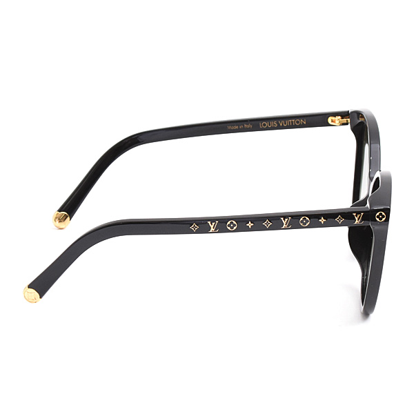 ルイヴィトン サングラス メンズ レディース マイモノグラム ライト キャットアイ ブラック Louis Vuitton Z1657E 中古