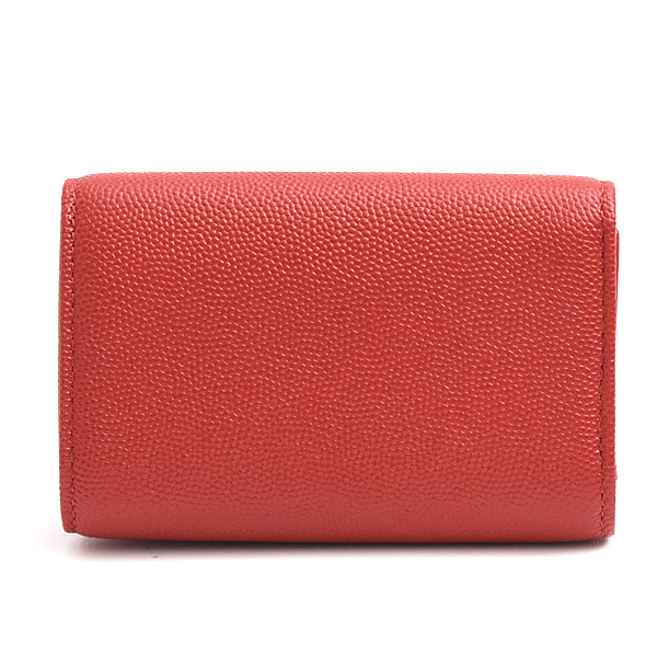 シャネル キーケース レディース ココマーク 4連 キーリング キャビアスキン レッド CHANEL 中古