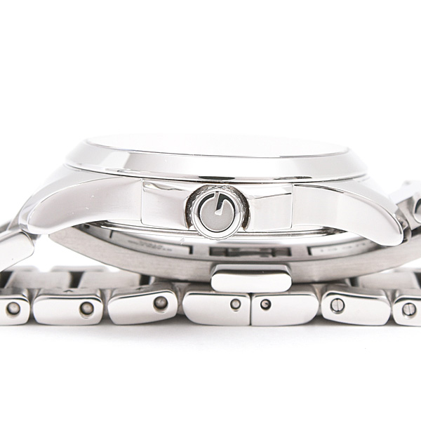 グッチ 時計 レディース Gタイムレス 電池式 サーモンピンク文字盤 ステンレス SS GUCCI YA126540 中古