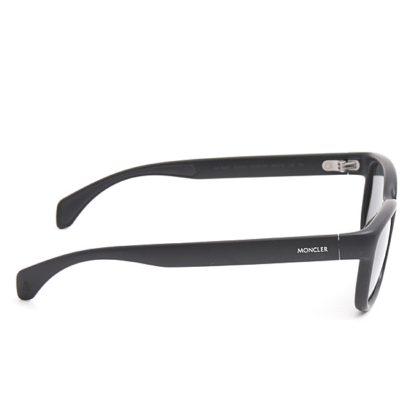モンクレール サングラス レディース メンズ ウェリントン ロゴ ブラック プラスチック MONCLER OME8002 中古