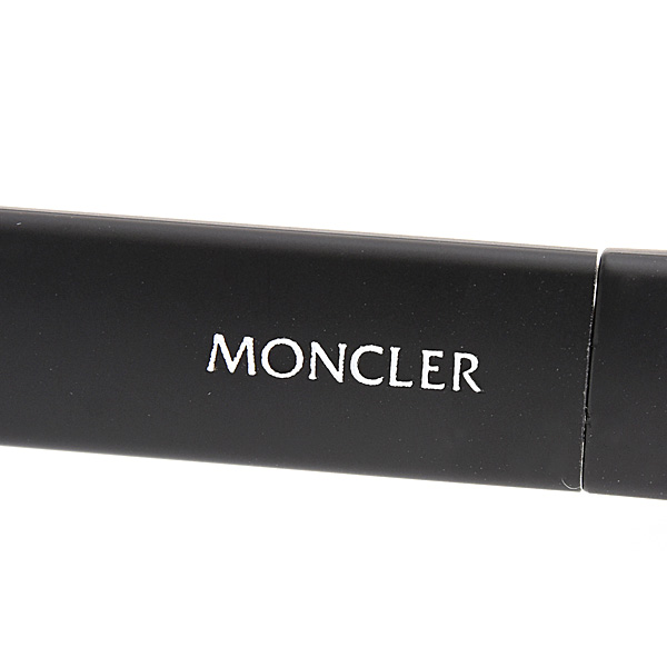 モンクレール サングラス レディース メンズ ウェリントン ロゴ ブラック プラスチック MONCLER OME8002 中古