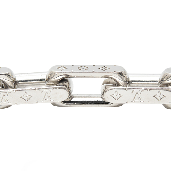 ルイヴィトン ブレスレット メンズ ブレスレット チェーン モノグラム メタル M刻印 Louis Vuitton M64223 中古