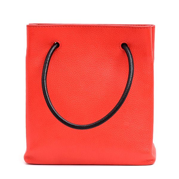 バレンシアガ バッグ レディース ロゴ ショッピングトート XXS 2WAY ハンドバッグ レッド BALENCIAGA 555140 中古