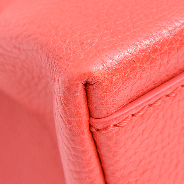 バレンシアガ バッグ レディース ロゴ ショッピングトート XXS 2WAY ハンドバッグ レッド BALENCIAGA 555140 中古