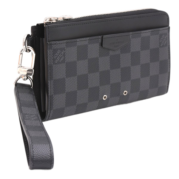 ルイヴィトン バッグ メンズ ジッピー ドラゴンヌ 長財布 ダミエグラフィット Louis Vuitton N60379 中古