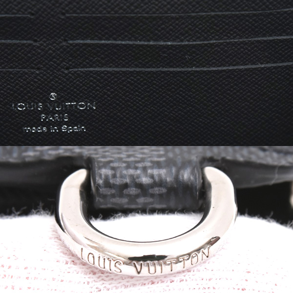 ルイヴィトン バッグ メンズ ジッピー ドラゴンヌ 長財布 ダミエグラフィット Louis Vuitton N60379 中古