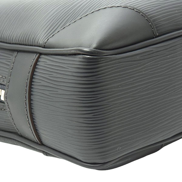 ルイヴィトン バッグ メンズ エピ ポルトドキュマンヴォワヤージュ ブリーフケース ビジネスバッグ ブルーグレー Louis Vuitton M54472 中古