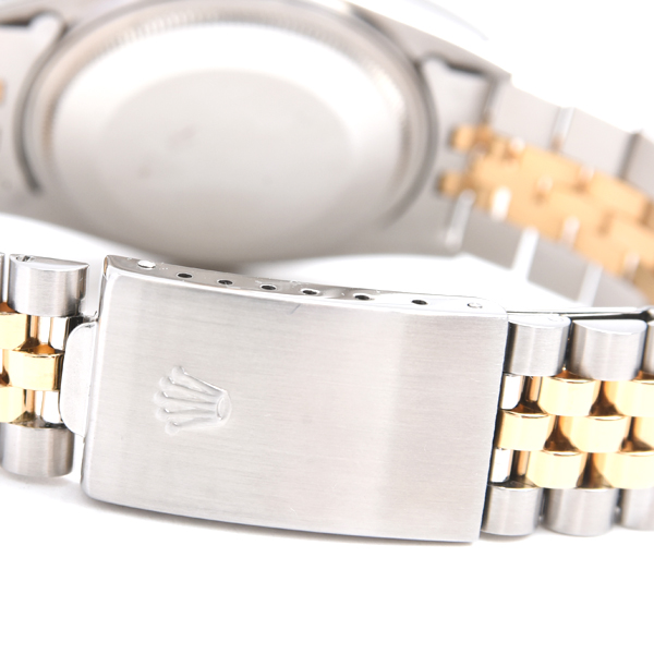 ロレックス 時計 メンズ デイトジャスト 自動巻 80番代 モザイク文字盤 自動巻 ステンレス ゴールド ROLEX 16013 SS×750YG 中古