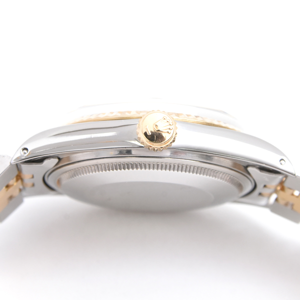 ロレックス 時計 メンズ デイトジャスト 自動巻 80番代 モザイク文字盤 自動巻 ステンレス ゴールド ROLEX 16013 SS×750YG 中古