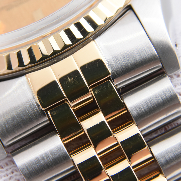 ロレックス 時計 メンズ デイトジャスト 自動巻 80番代 モザイク文字盤 自動巻 ステンレス ゴールド ROLEX 16013 SS×750YG 中古