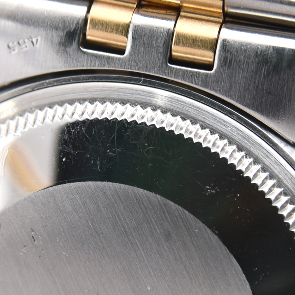 ロレックス 時計 メンズ デイトジャスト 自動巻 80番代 モザイク文字盤 自動巻 ステンレス ゴールド ROLEX 16013 SS×750YG 中古