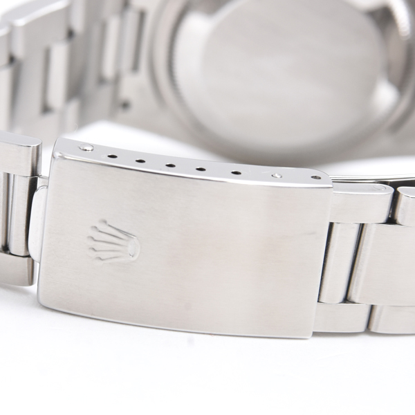 ロレックス 時計 メンズ デイトジャスト ブルー文字盤 ローマ数字 自動巻 A番 ステンレス ROLEX 16200 SS 中古