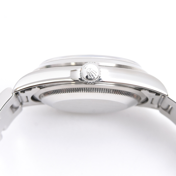 ロレックス 時計 メンズ デイトジャスト ブルー文字盤 ローマ数字 自動巻 A番 ステンレス ROLEX 16200 SS 中古